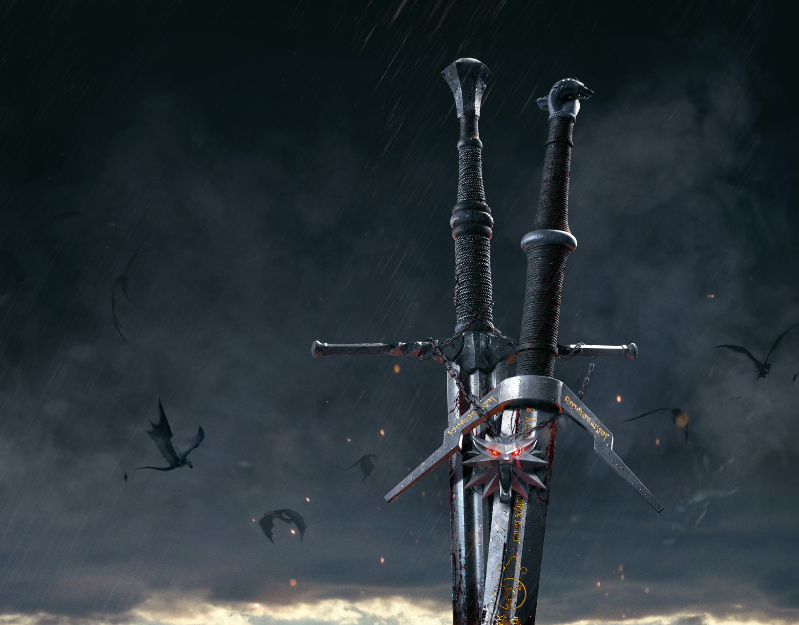 The witcher 3 e3 swords фото 3