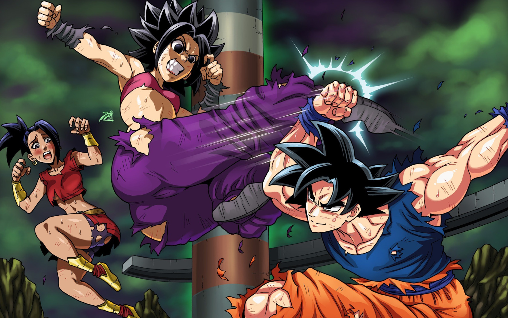 Скачать обои DBS, anime, manga, Son Goku, Dragon Ball, Goku, Dragon Ball  Super, japonese, раздел сёнэн в разрешении 1680x1050