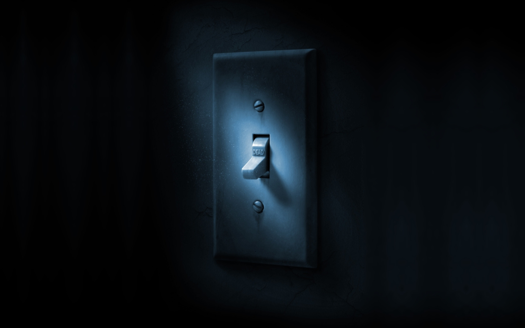 Dark light switch. Выключатель в темноте. Дверь в темноте.