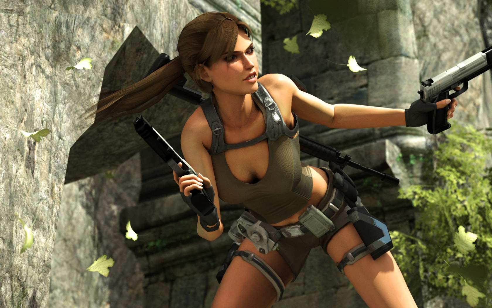 Женские игры 3. Игра Tomb Raider Underworld.
