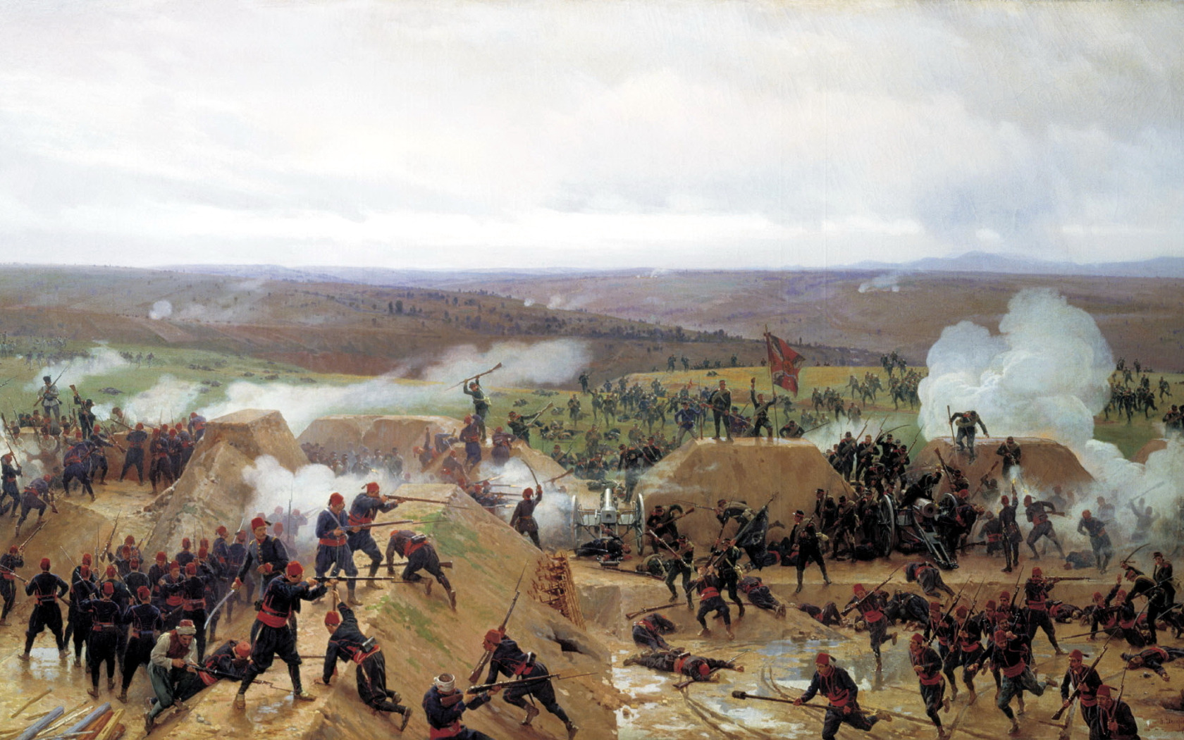 Россия одержала победу в русско турецкой войне. Сражение под Плевной 1877-1878.