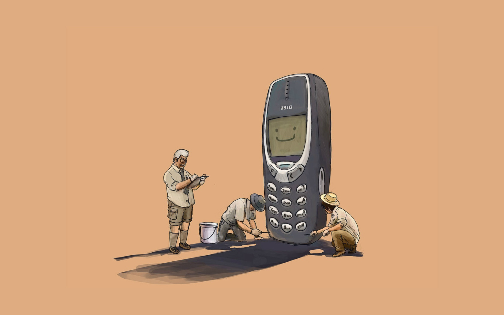 Нарисовать нокиа 3310