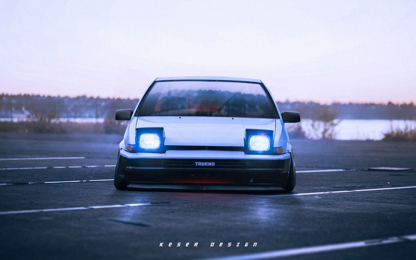 Toyota ae86 Trueno аниме