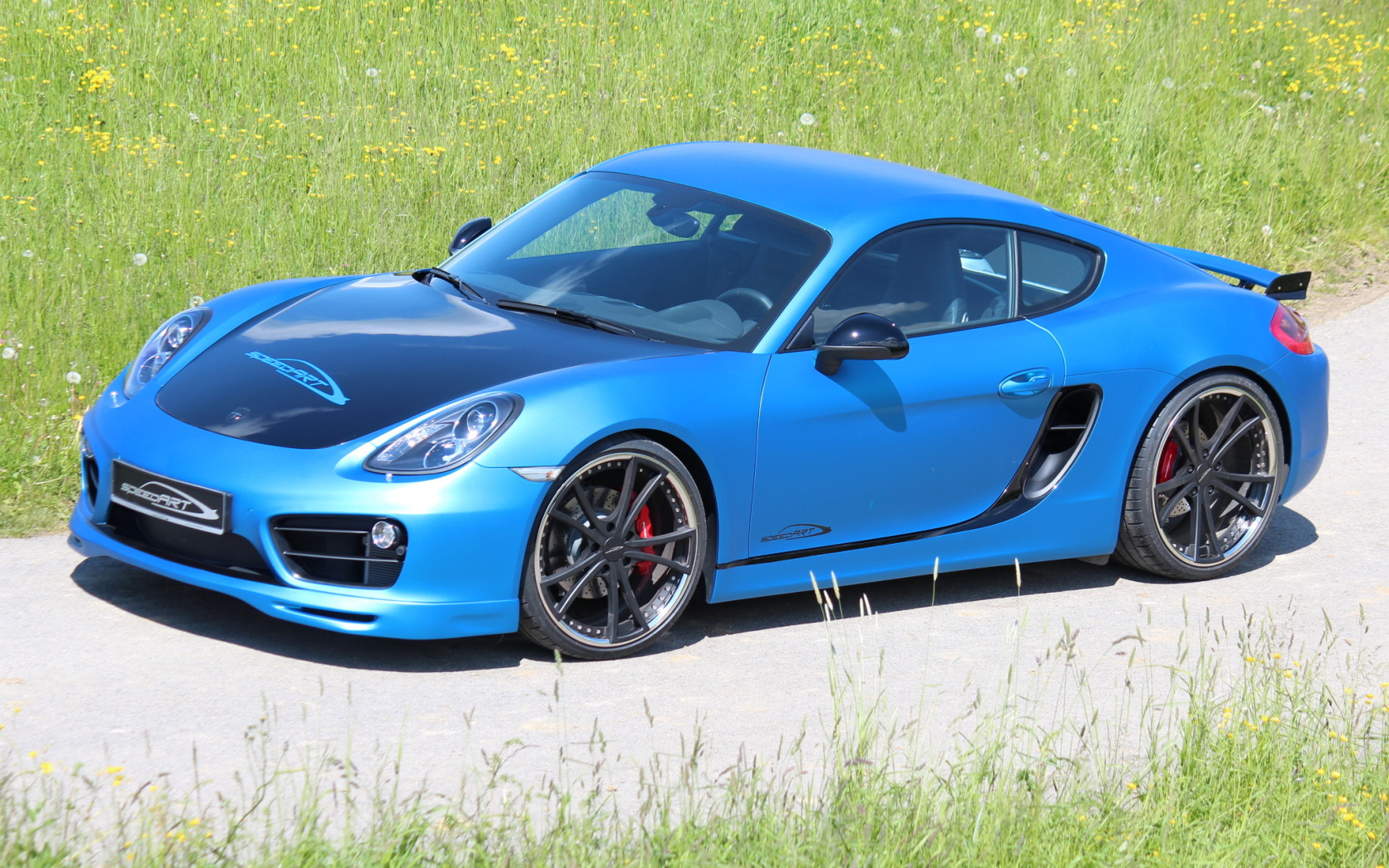 Porsche Cayman s Blue