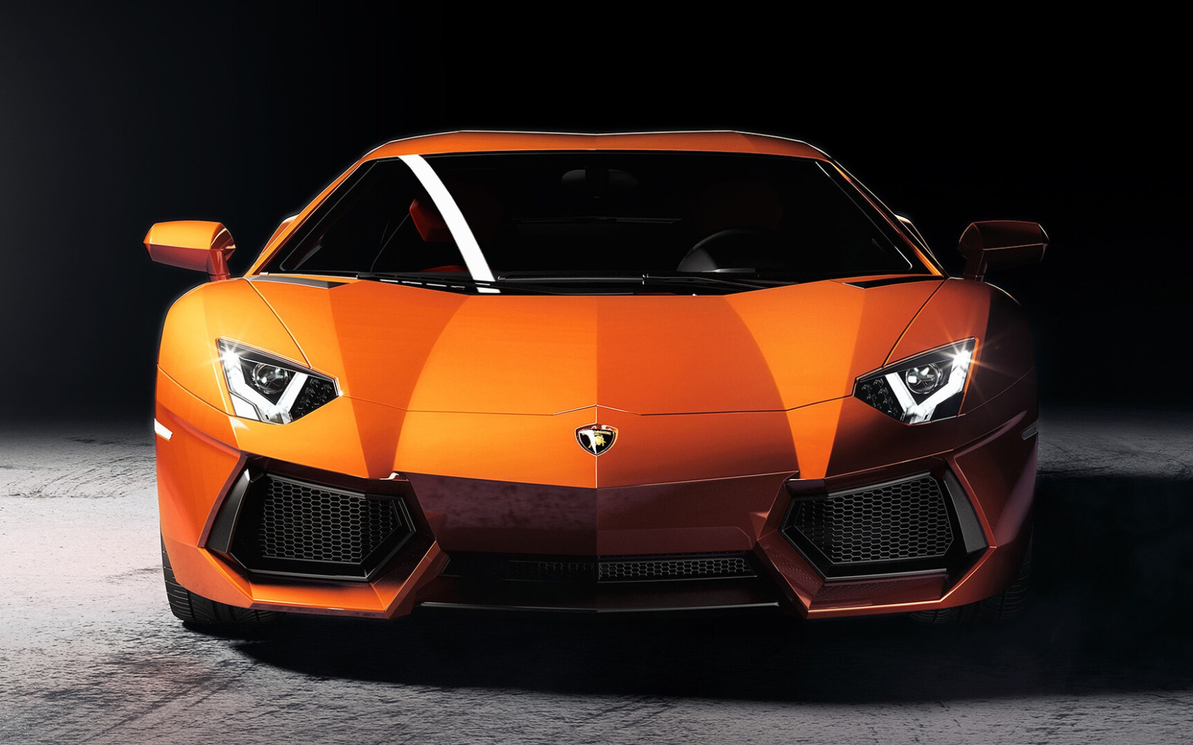 Скачать обои Авто, Машина, Оранжевый, Car, Lamborghini Aventador, Sportcar,  Transport & Vehicles, by Chris Davis, раздел lamborghini в разрешении  1680x1050