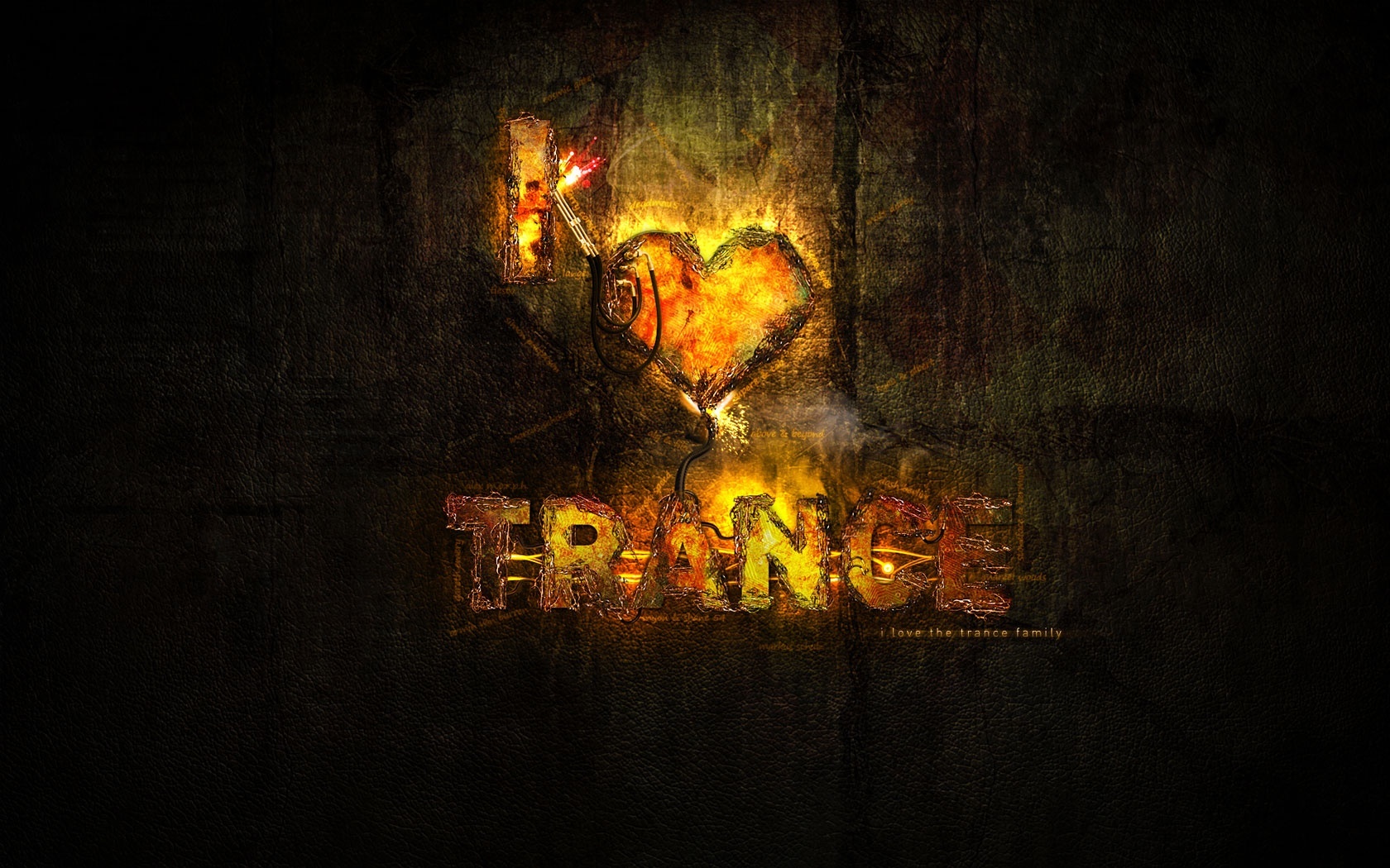 Обои trance, люблю на телефон и рабочий стол, раздел стиль, разрешение  1680x1050 - скачать