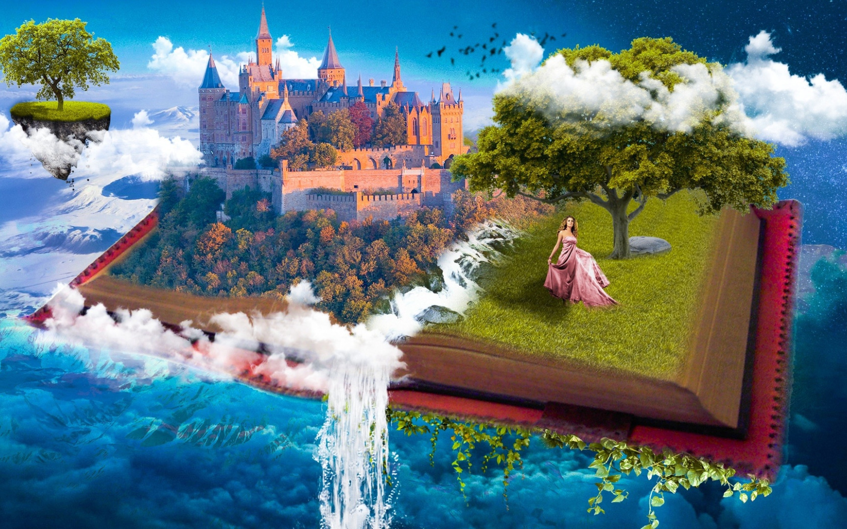 Воображение 4 буквы. Сказочный мир. Сказочный замок. Коллаж сказочный мир. Путешествие в сказочный мир.