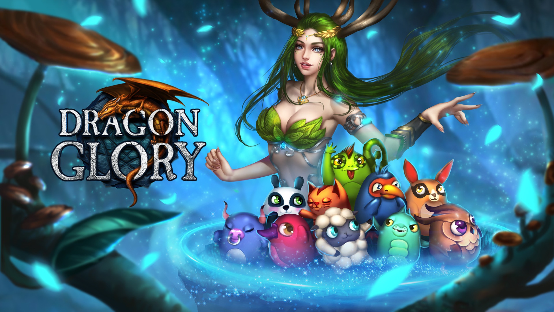 Скачать обои игра, фэнтези, арт, пет, Dragon Glory, Rena Illusion, Loading  screen for Dragon Glory RU, раздел игры в разрешении 1920x1080