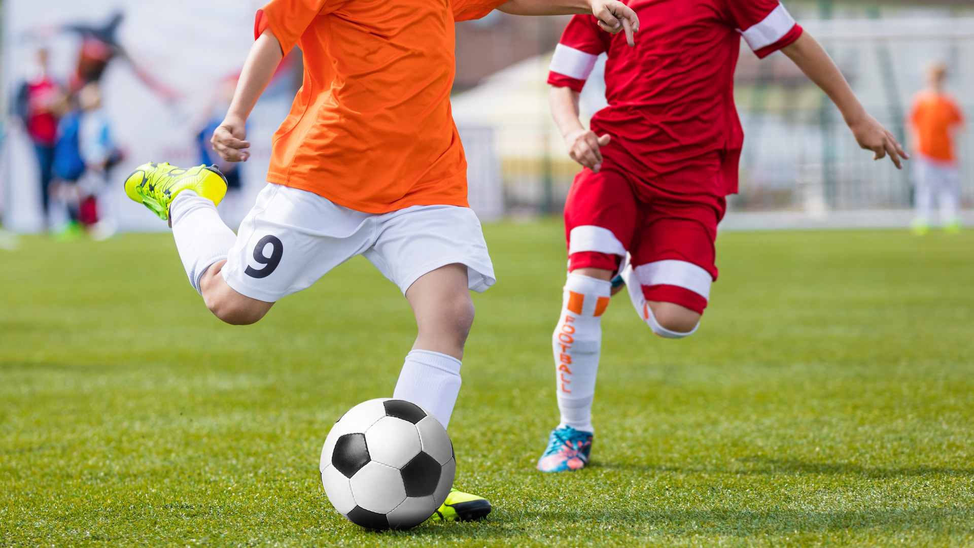 He is playing Football