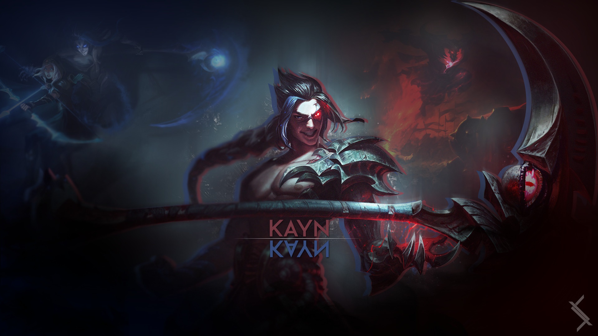 Скачать обои игра, game, League of Legends, Kayn, раздел игры в разрешении  1920x1080