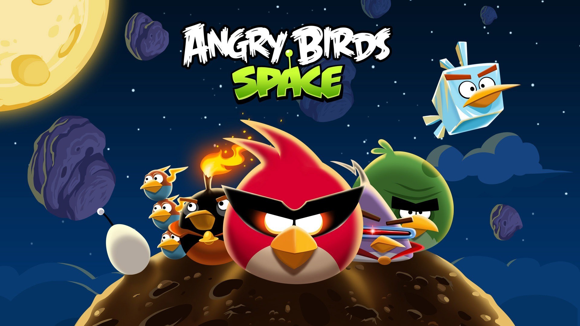 Обои angry birds, злые птицы, angry birds space на телефон и рабочий стол,  раздел игры, разрешение 1920x1080 - скачать