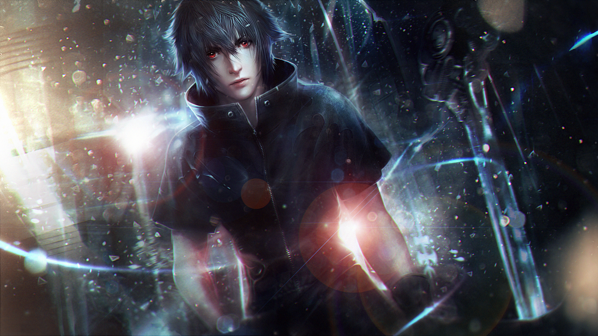 Скачать обои парень, Final Fantasy XV, final fantasy 15, noctis lucis  caelum, раздел игры в разрешении 1920x1080