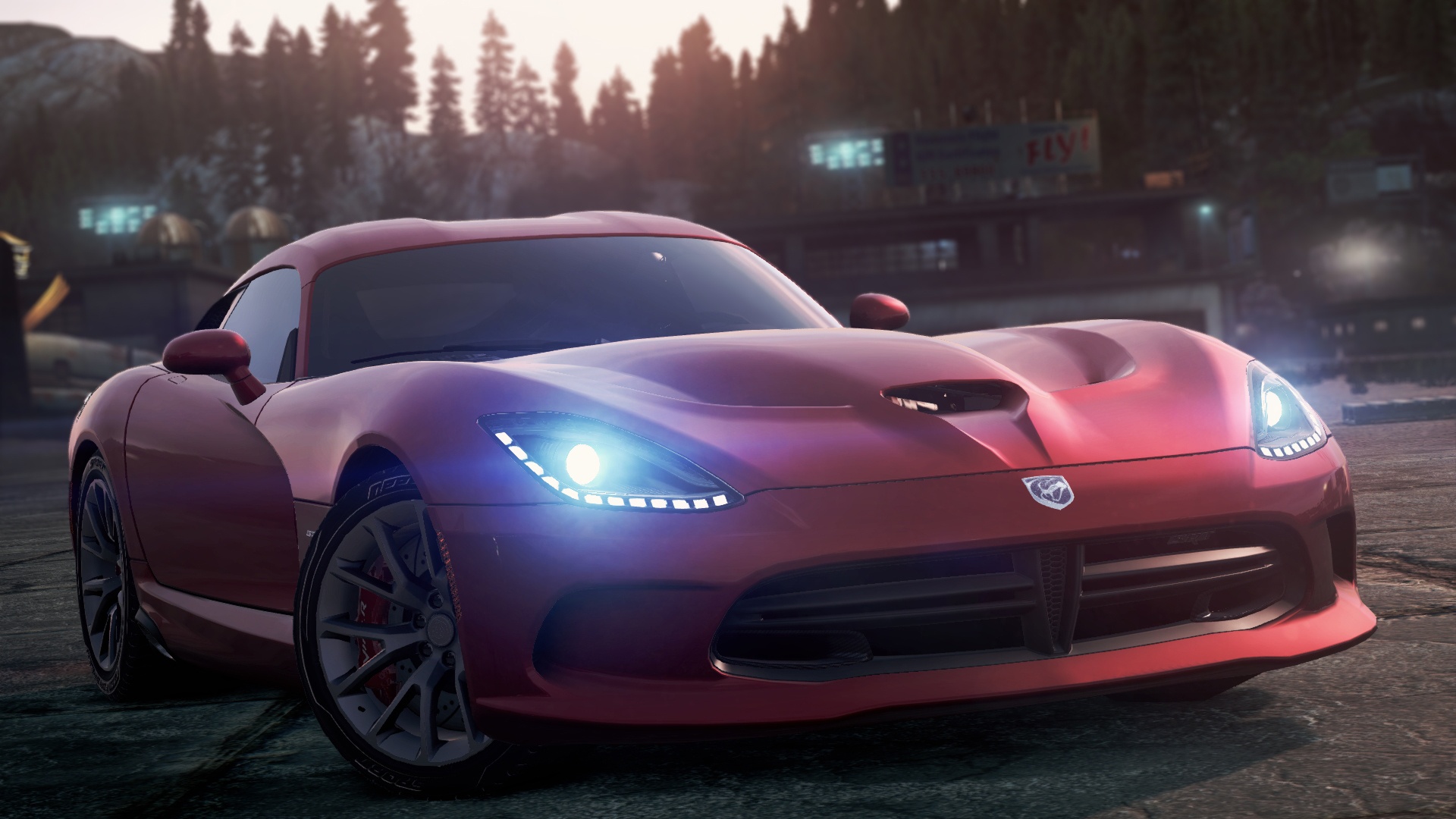 Скачать обои Dodge, 2012, Most Wanted, Need for speed, SRT Viper GTS,  раздел игры в разрешении 1920x1080