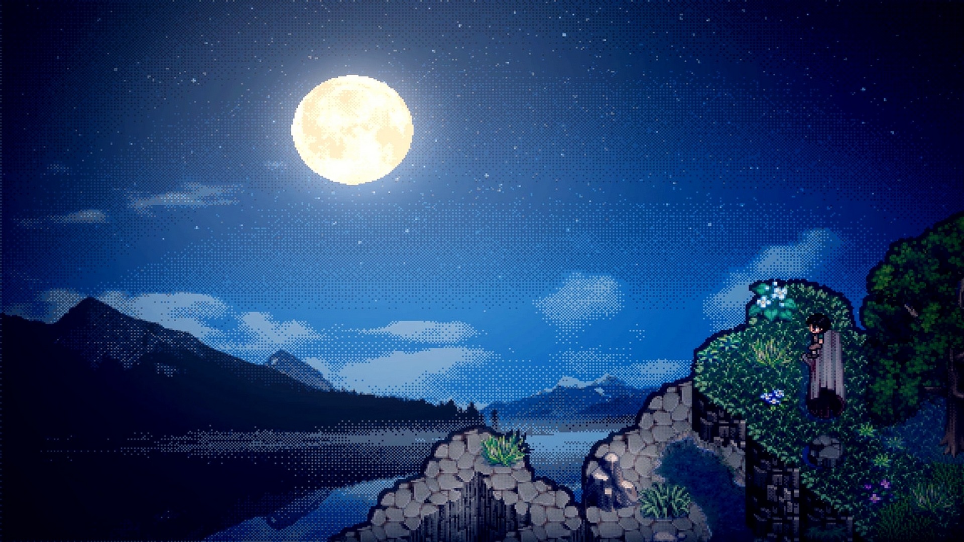 Скачать обои игра, moon, game, инди, river, the, indie, johny, раздел игры  в разрешении 1920x1080