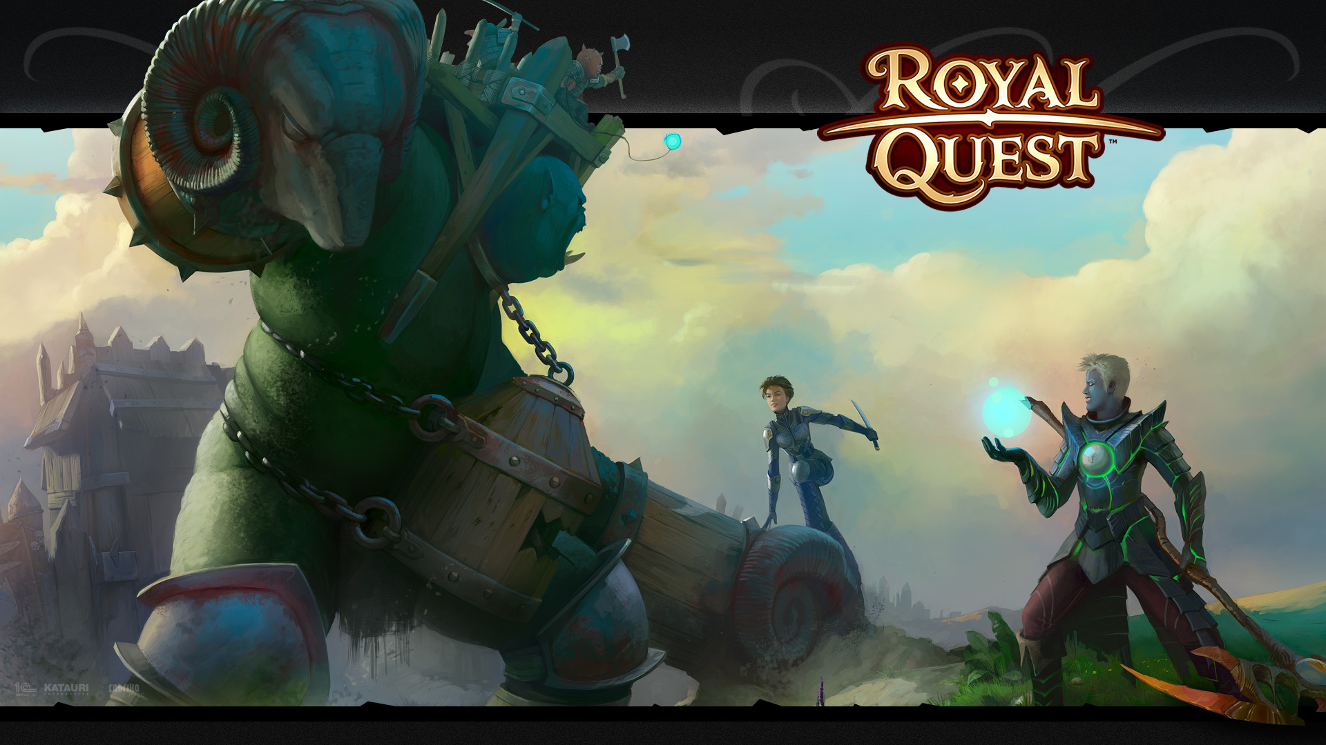 Обои маг, орк, Royal Quest, Katauri Interactive на телефон и рабочий стол,  раздел игры, разрешение 1920x1080 - скачать