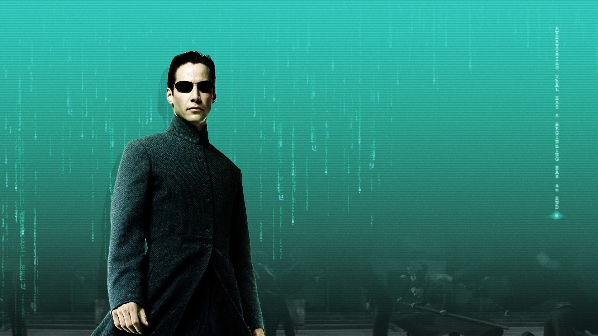 Обои Нео, Киану Ривз, Матрица, Keanu Reeves, The Matrix на телефон и  рабочий стол, раздел фильмы, разрешение 1920x1080 - скачать