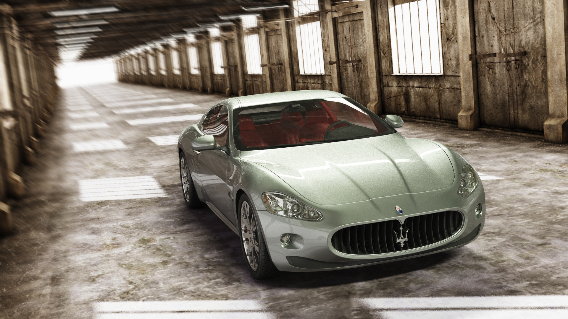 Скачать обои Maserati, auto, render, 3d max, vray, раздел maserati в  разрешении 1920x1080