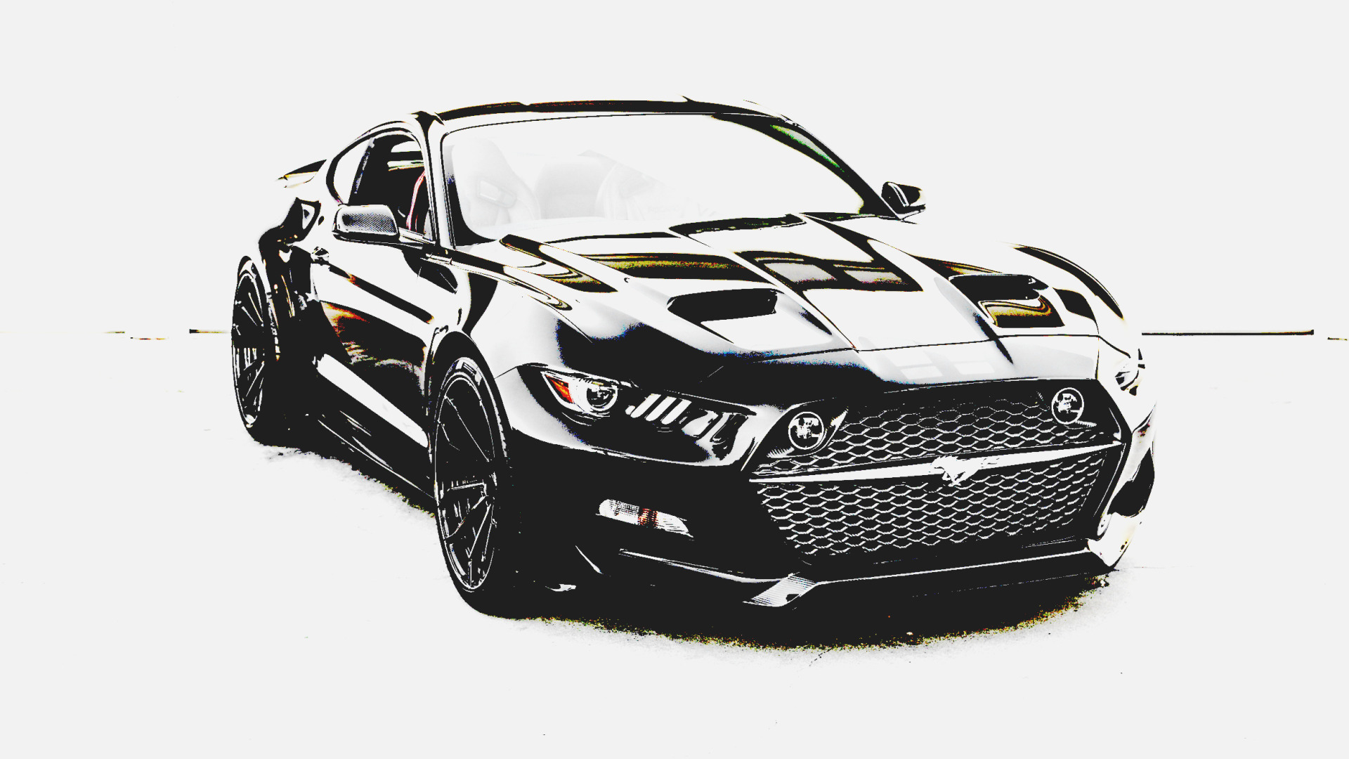 Скачать обои car, машина, белый, фон, mustang, мустанг, мощь, автомобиль,  раздел ford в разрешении 1920x1080