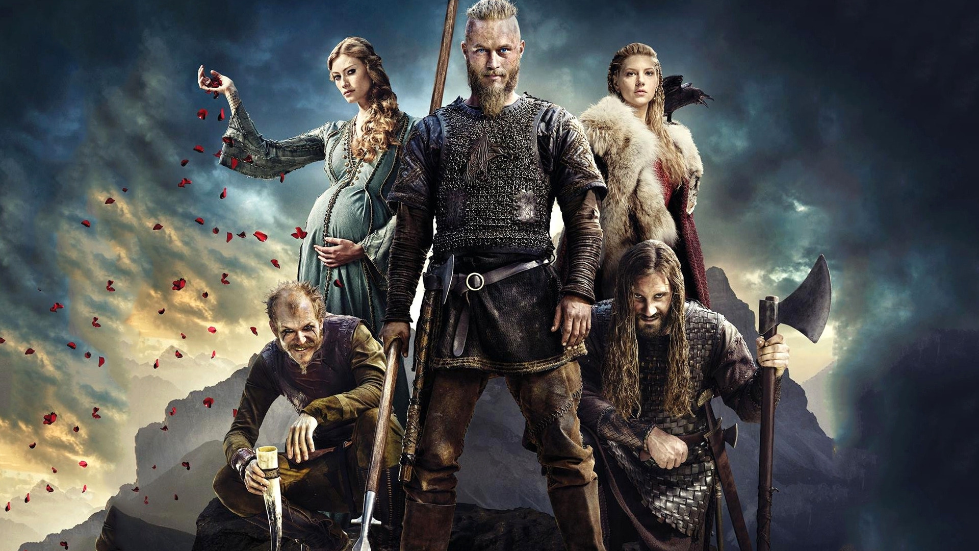 Скачать обои сериал, герои, воины, Vikings, Викинги, раздел фильмы в  разрешении 1920x1080