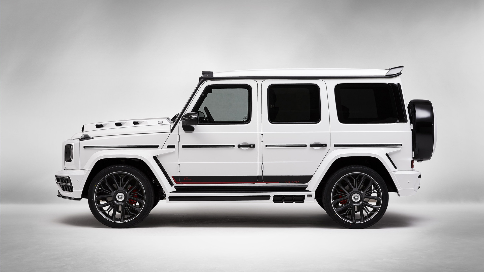 Скачать обои Mercedes-Benz, вид сбоку, AMG, G-Class, Gelandewagen, G63,  Lumma Design, 2019, раздел mercedes в разрешении 1920x1080