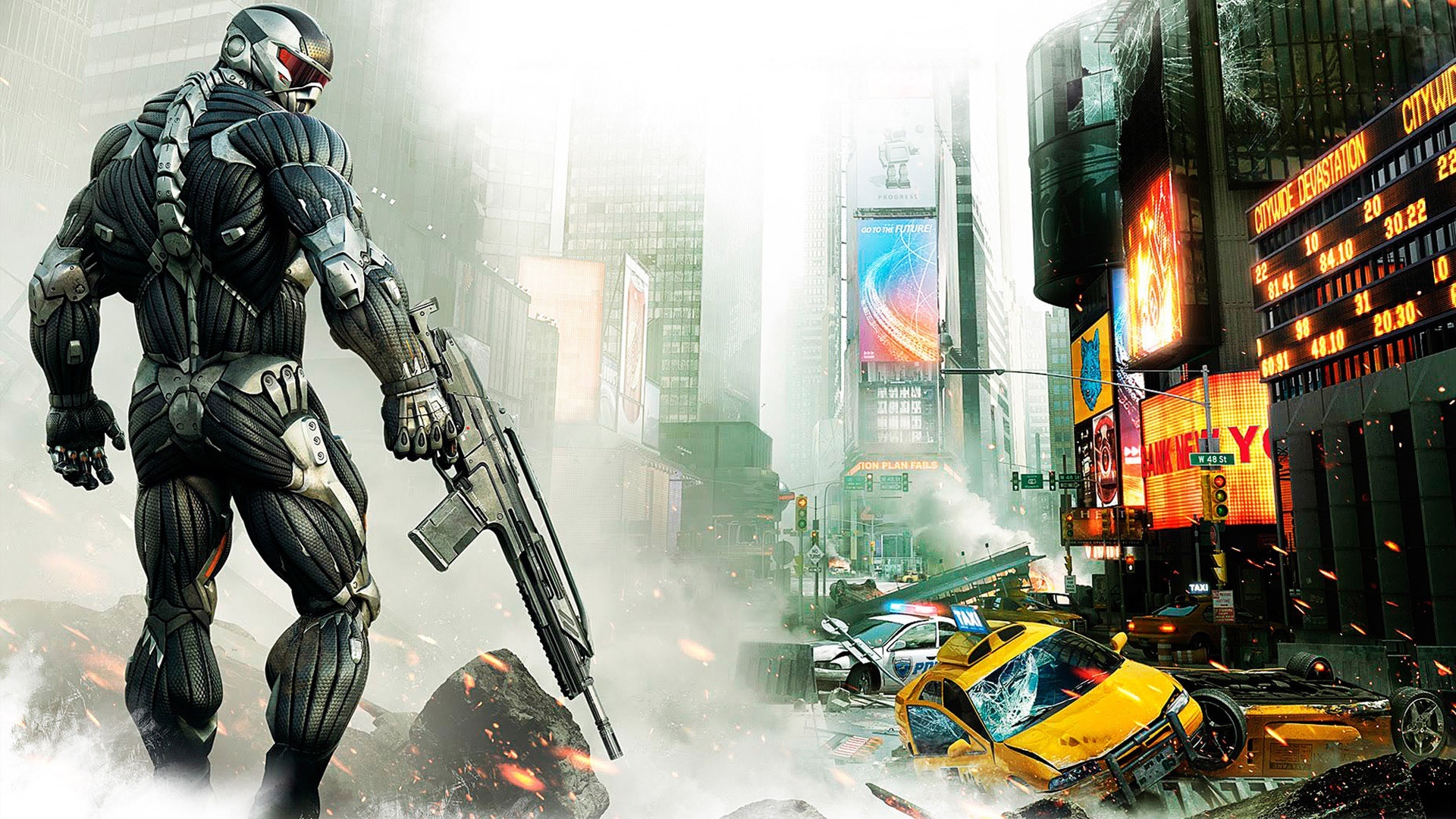 Скачать обои Crysis, Crysis 2, PS3, Xbox 360, раздел игры в разрешении  1920x1080