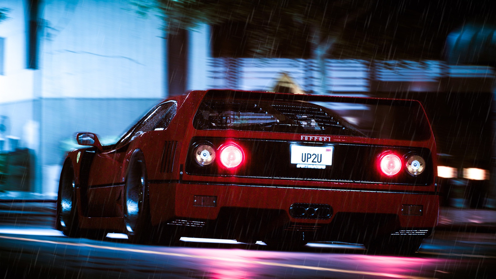 Ferrari f40 Retro Wave