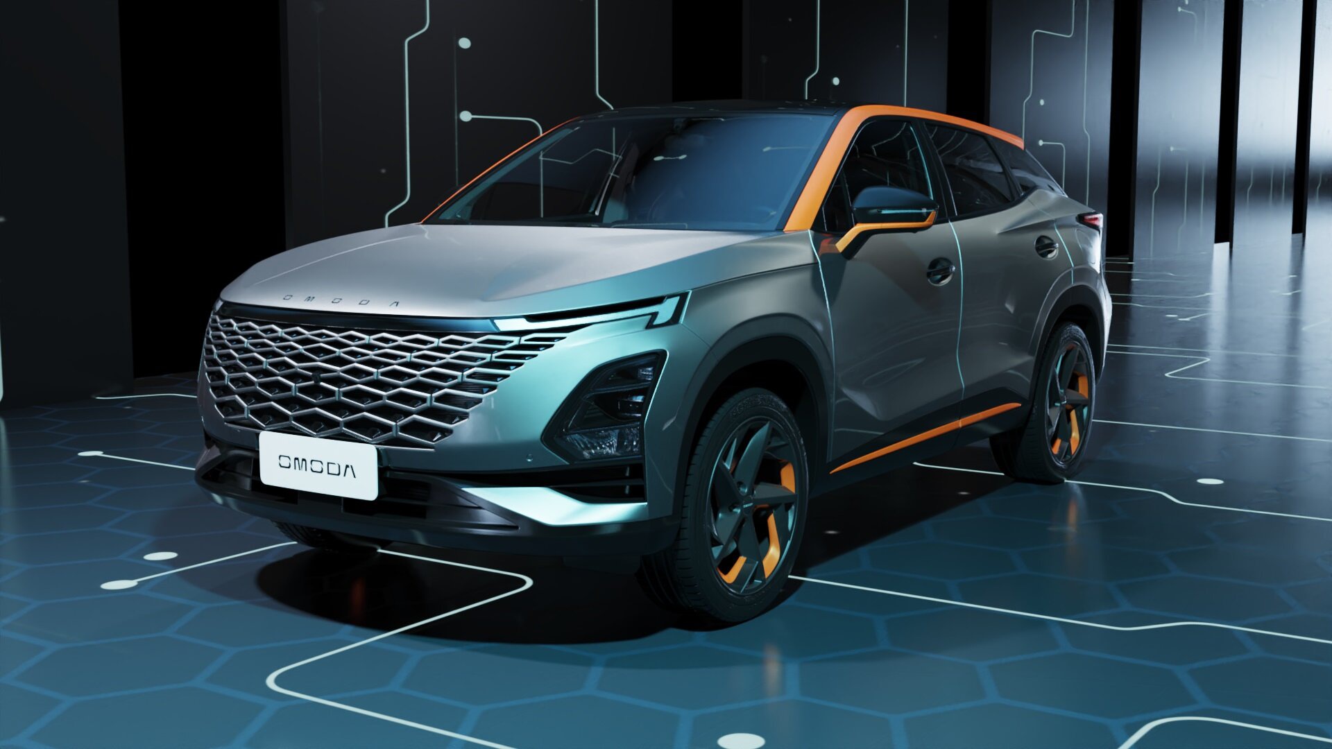 Скачать обои кроссовер, Chery, Omoda C5, раздел другие марки в разрешении  1920x1080