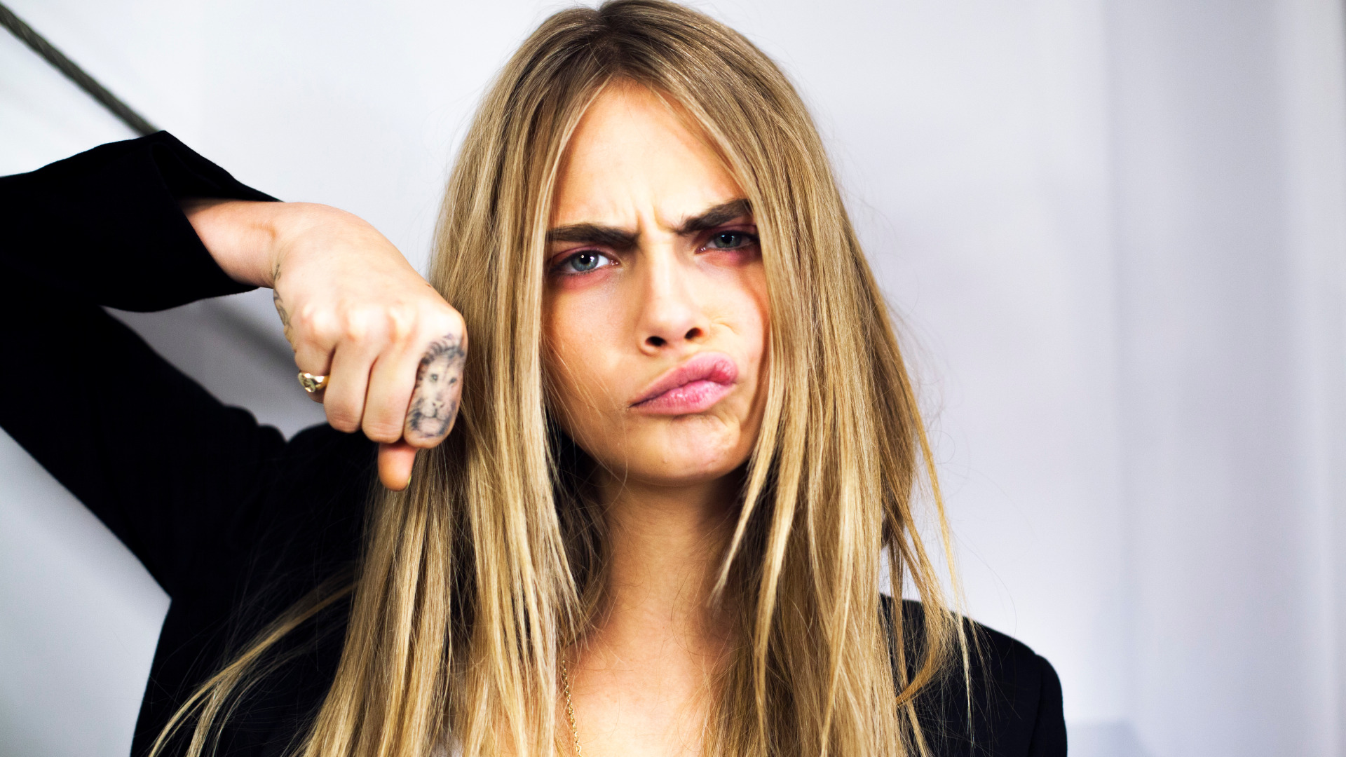 Скачать обои модель, Cara Delevingne, Кара Делевинь, раздел девушки в  разрешении 1920x1080