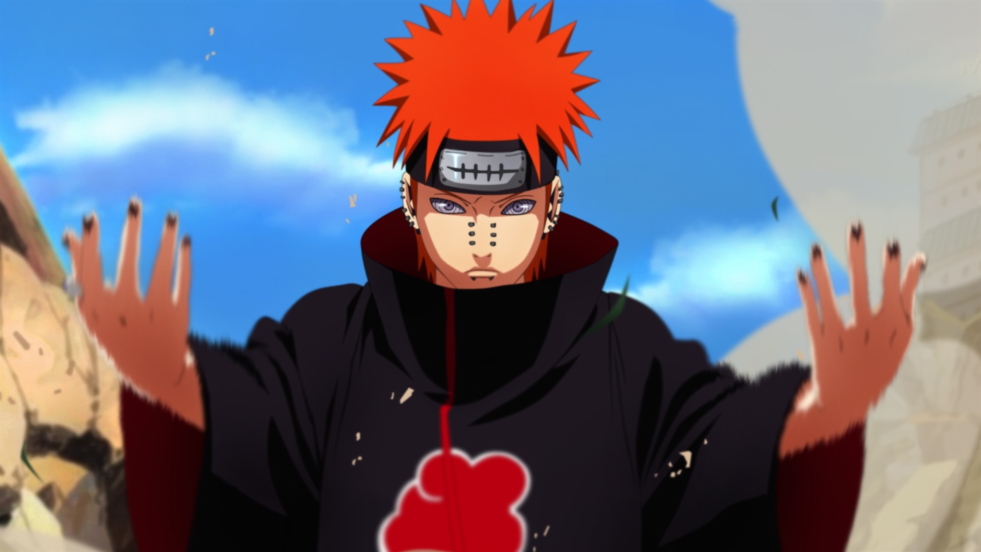 Обои Anime, naruto, pain на телефон и рабочий стол, раздел сёнэн,  разрешение 1920x1080 - скачать