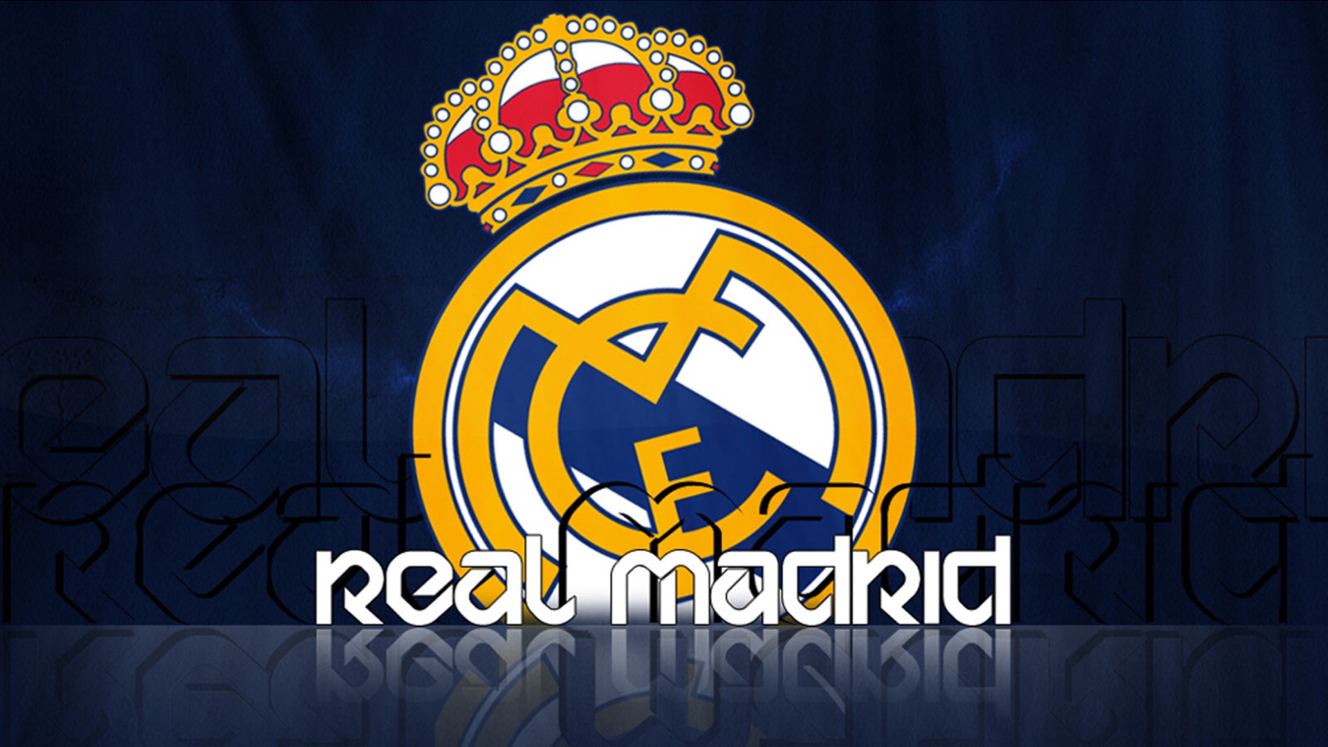 Обои wallpaper, sport, logo, football, Real Madrid CF на телефон и рабочий  стол, раздел спорт, разрешение 1920x1080 - скачать