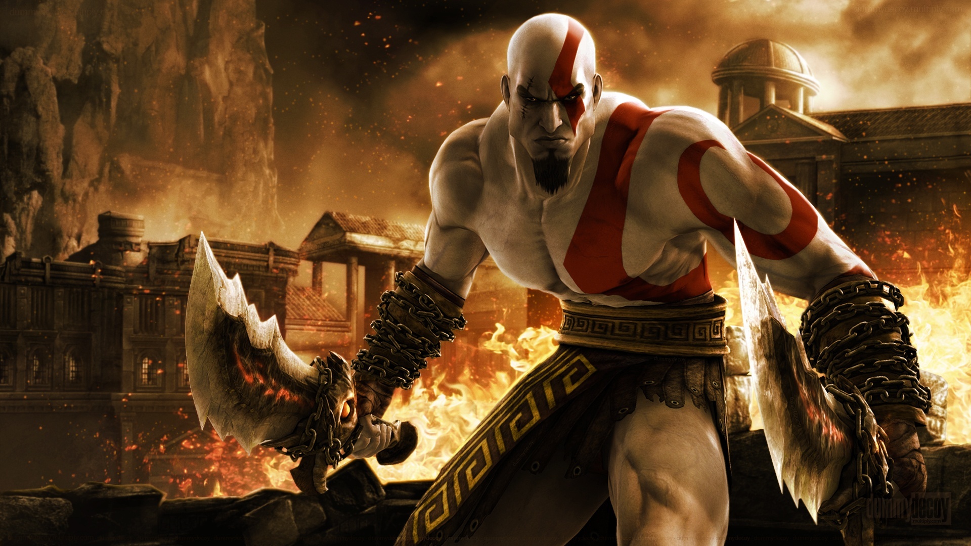 Обои игра, game, кратос, kratos, бог войны, ps3, God of War Ascension на  телефон и рабочий стол, раздел игры, разрешение 1920x1080 - скачать