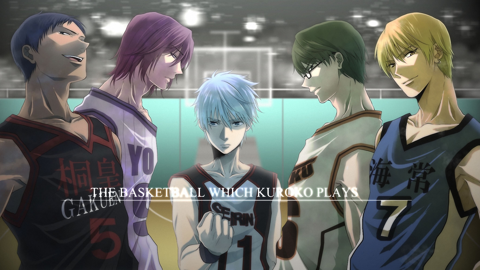 Обои спорт, очки, команда, сережка, Kise Ryouta, Kuroko Tetsuya, баскетбол  куроко, Kuroko no Basket на телефон и рабочий стол, раздел сёнэн,  разрешение 1920x1080 - скачать