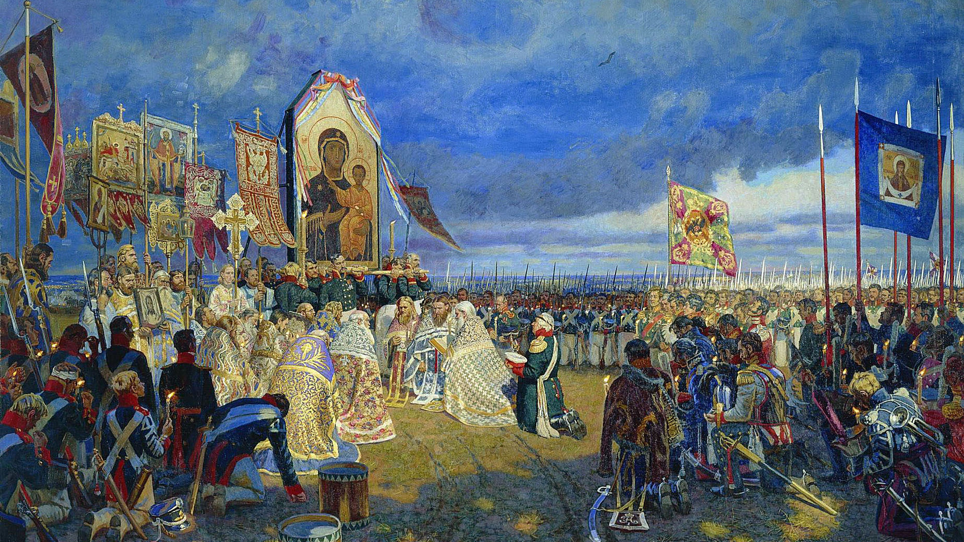 Молитва в храмах о победе. Молебен на Бородинском поле 1812. Кутузов молится перед Бородинской битвой. Молебен Кутузова перед бородинским сражением. Кутузов на Бородинском поле 1812.