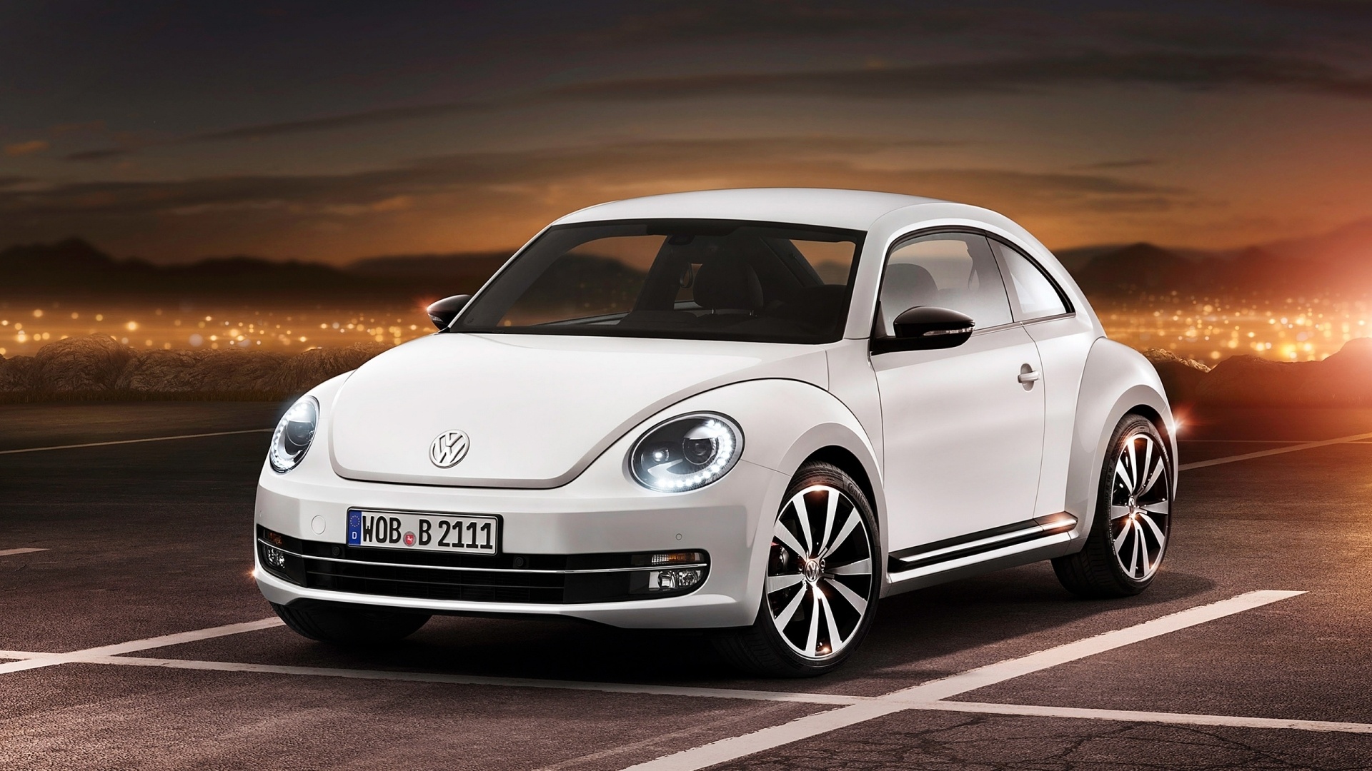 Скачать обои car, concept, volkswagen, 2012, beetle, жучок, раздел машины в  разрешении 1920x1080