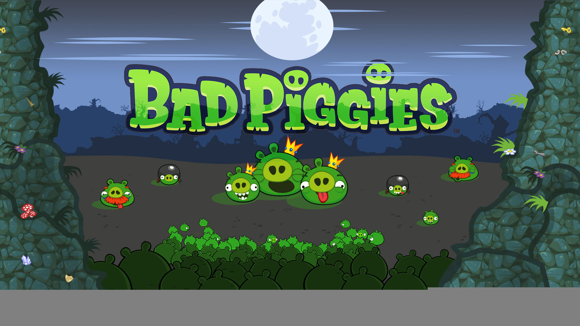 Скачать обои игра, game, постер, poster, Bad Piggies, Плохие Свинки, раздел  игры в разрешении 1920x1080