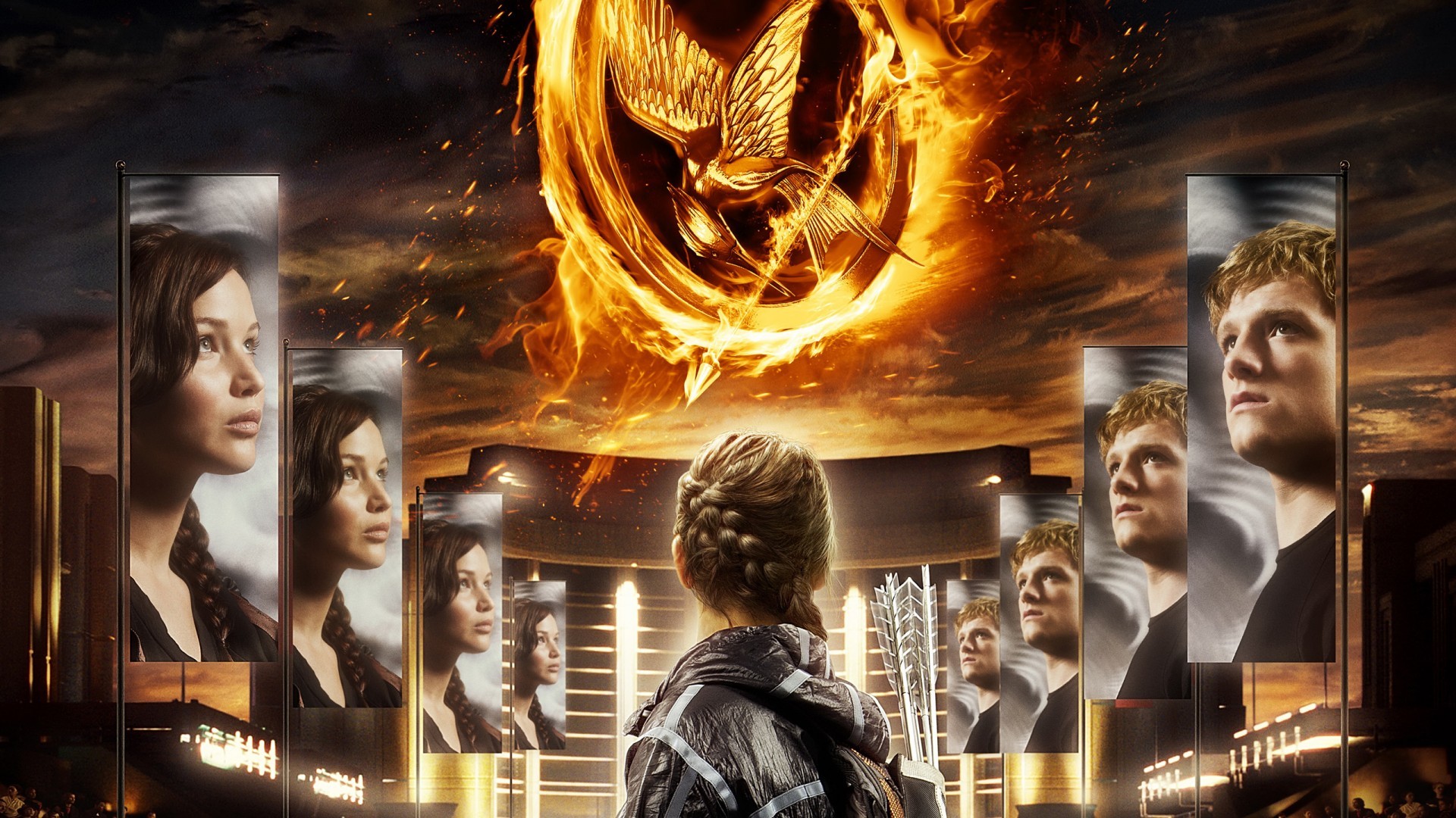 Обои 2012, голодные игры, the hunger games на телефон и рабочий стол,  раздел фильмы, разрешение 1920x1080 - скачать