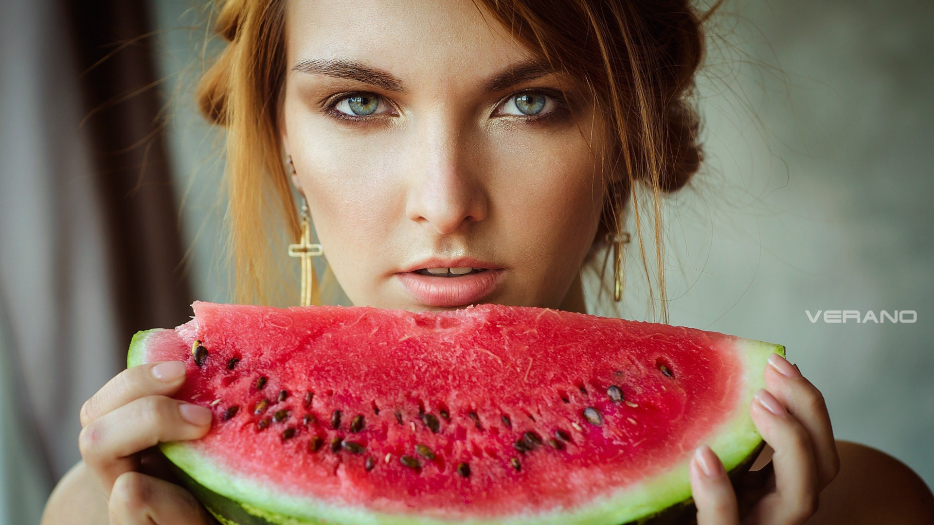 Woman Smashes Watermelon With Breast