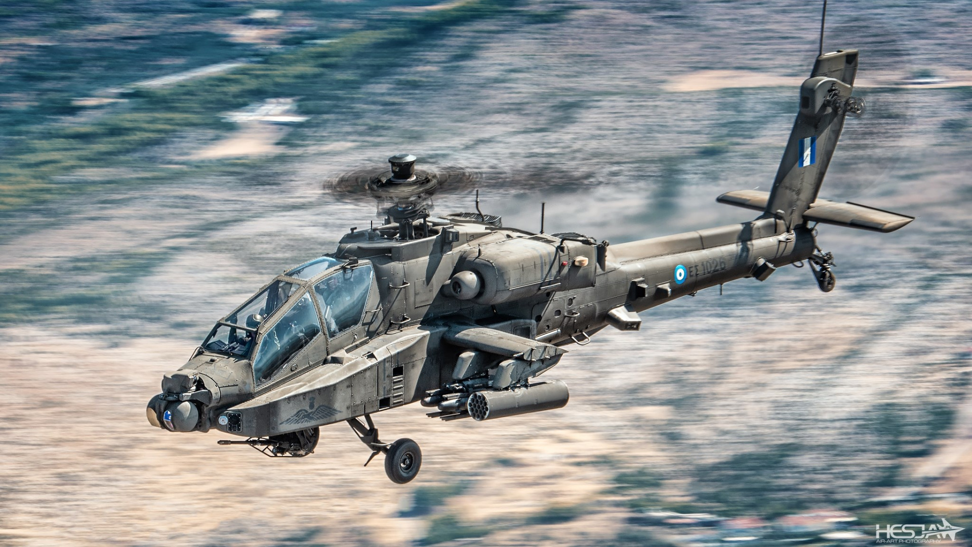 Скачать обои Скорость, Apache, AH-64 Apache, Шасси, Ударный вертолёт,  Кокпит, HESJA Air-Art Photography, Boeing AH-64D Apach, раздел авиация в  разрешении 1920x1080