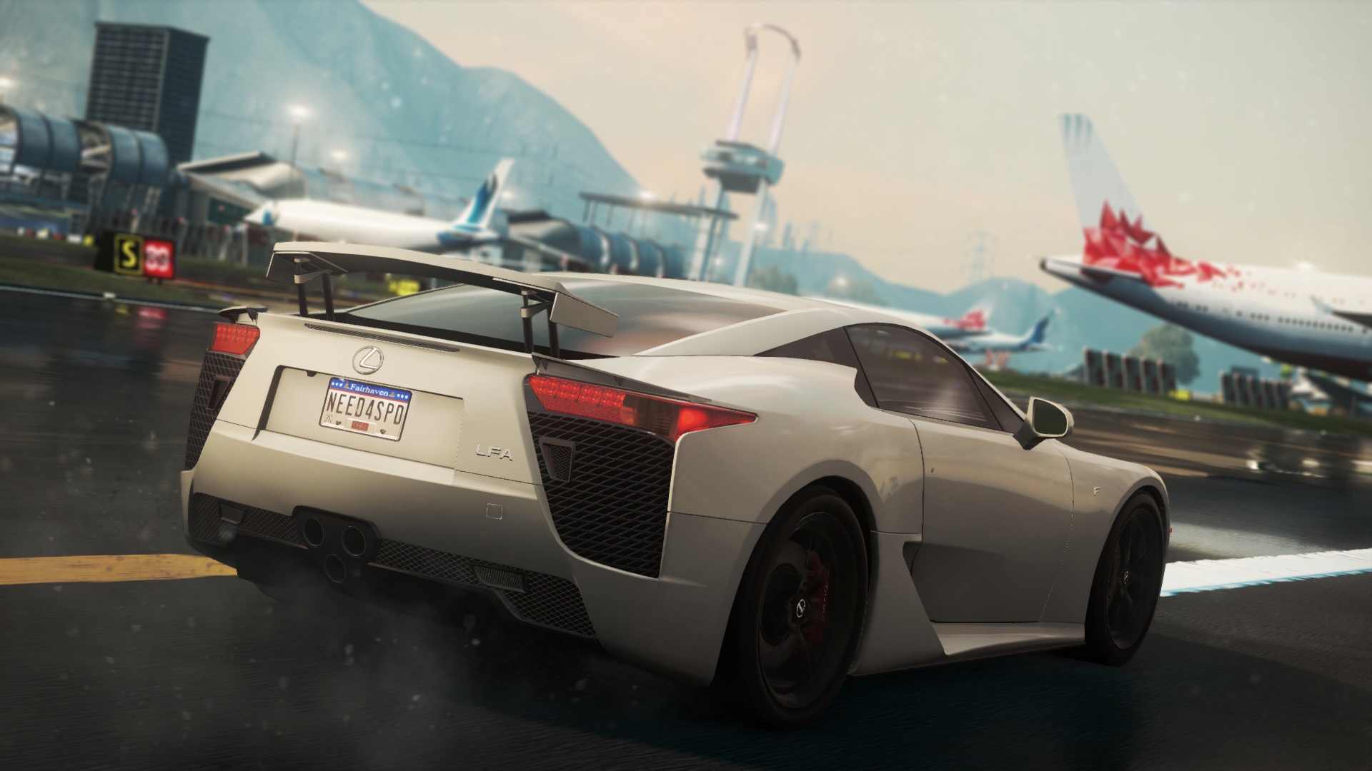 Скачать обои игра, гонки, 2012, Lexus LFA, Need for speed, Most wanted,  раздел игры в разрешении 1920x1080