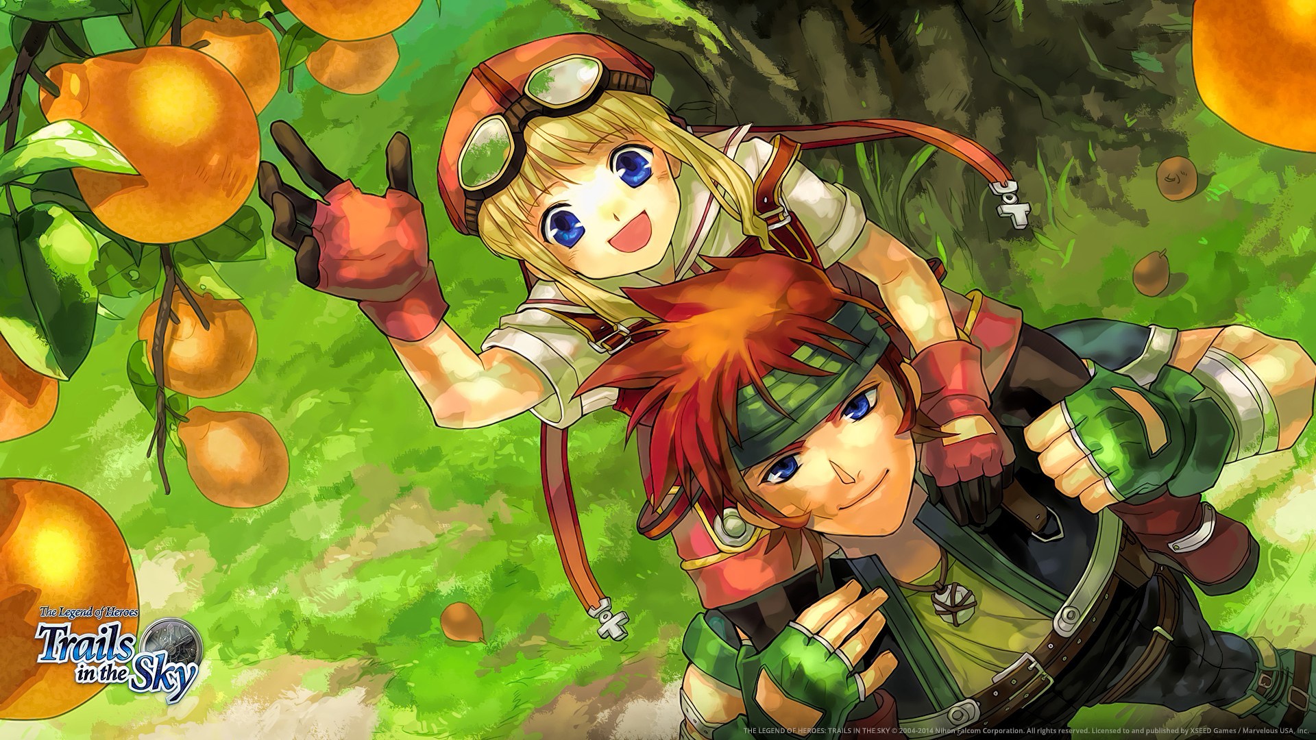 Скачать обои game, asian, japanese, RPG, PSP, oriental, The Legend of Heroes,  The Legend of Heroes: Trails in the Sky, раздел игры в разрешении 1920x1080