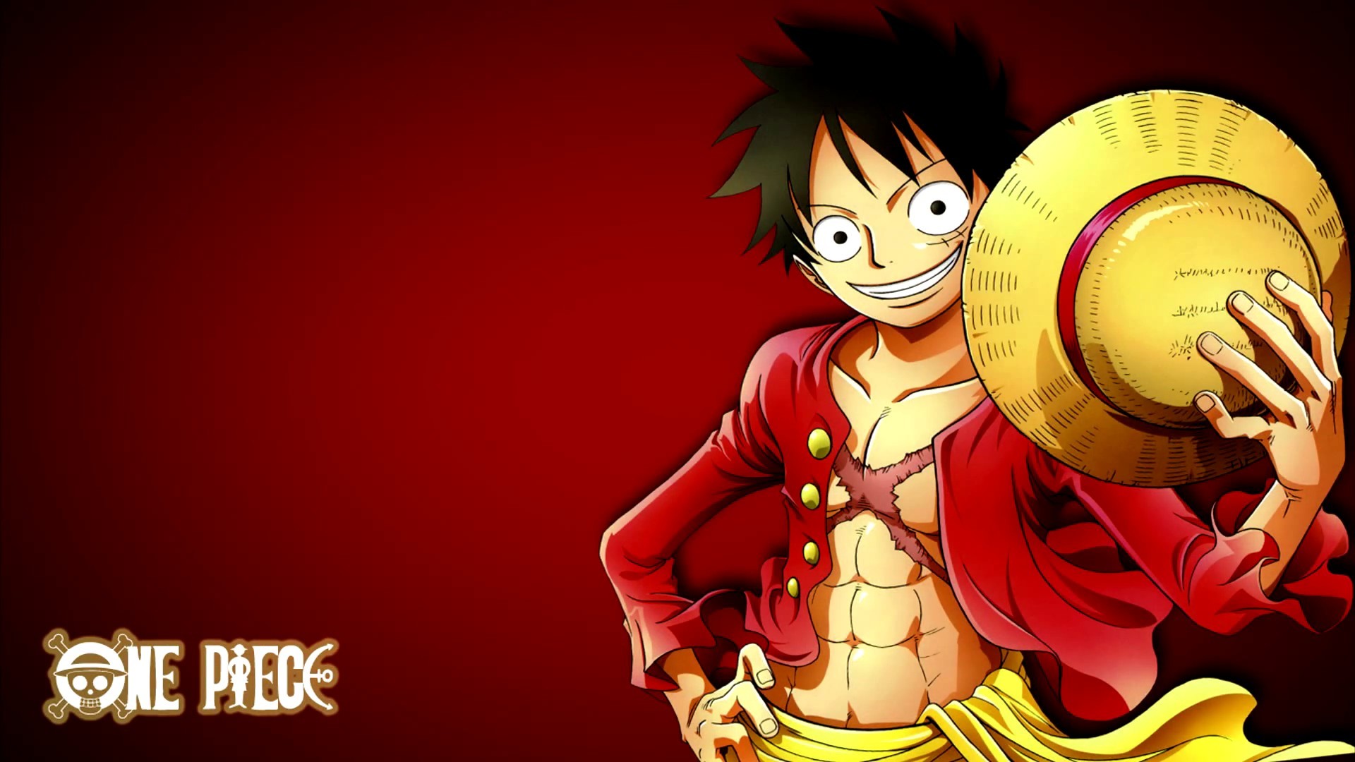 Скачать обои game, One Piece, pirate, smile, anime, boy, captain, warrior,  раздел сёнэн в разрешении 1920x1080