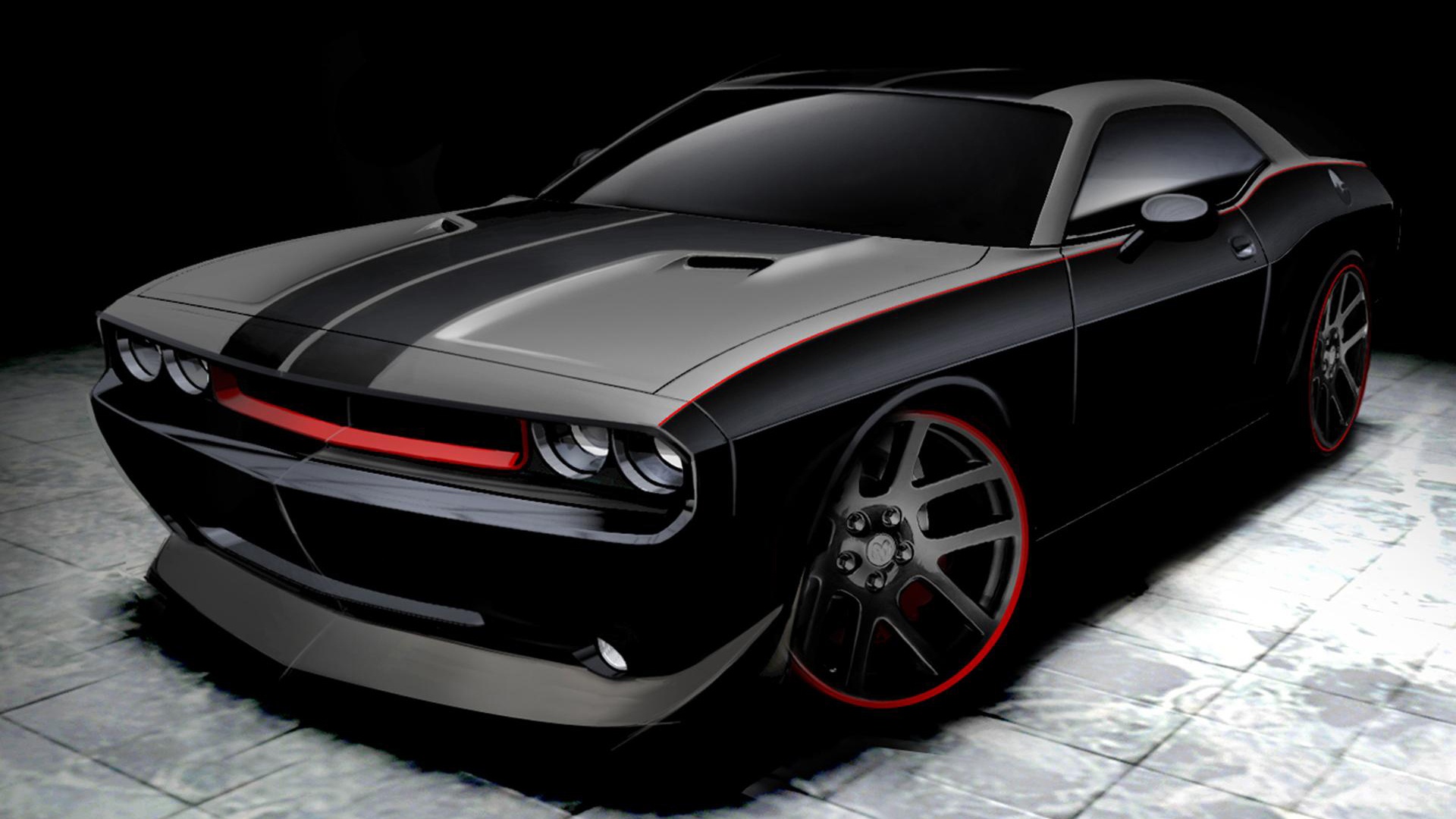 Скачать обои Dodge, Challenger, додж, челленджер, раздел машины в  разрешении 1920x1080