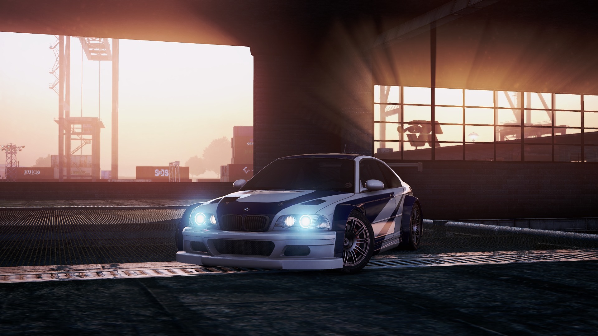 Скачать обои Cars, NFS Most Wanted 2012, Ван., BMW M3 GTR E46, раздел игры  в разрешении 1920x1080