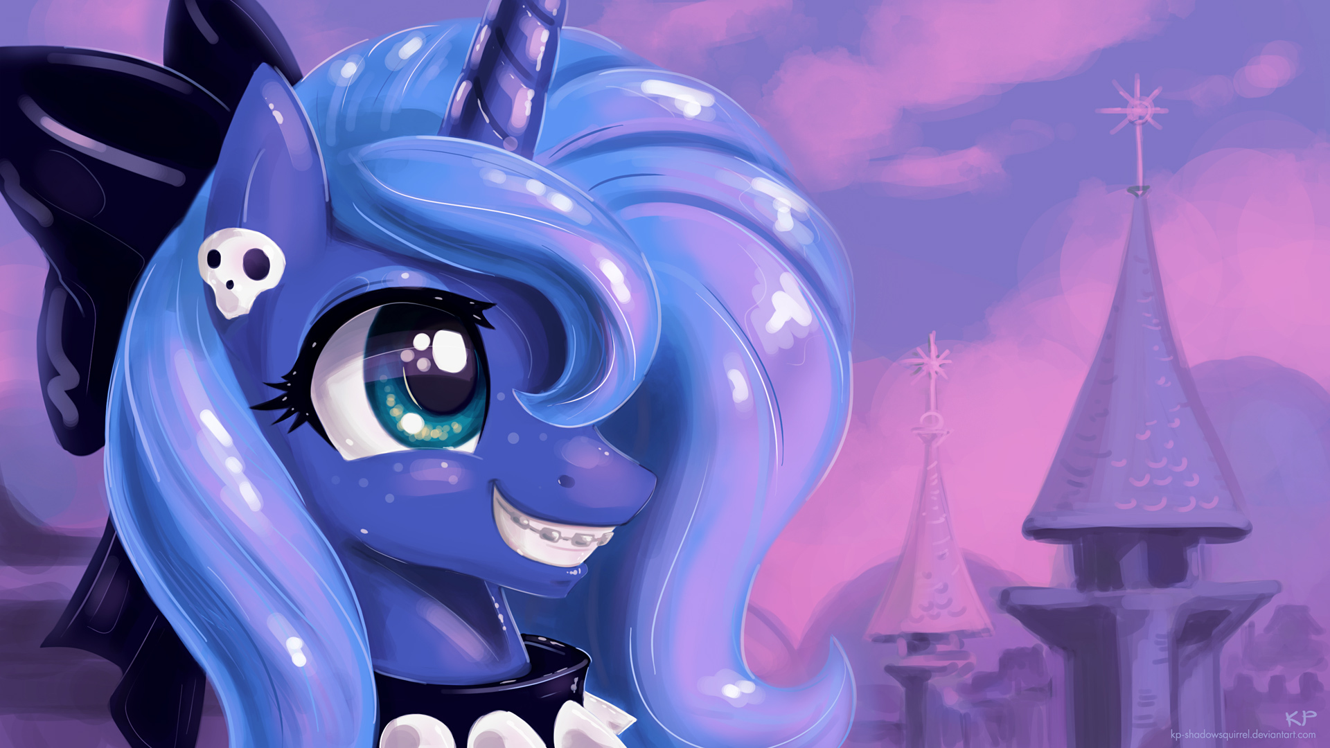 Скачать обои цвета, luna, my little pony, pony, mlp, princess luna, раздел  фильмы в разрешении 1920x1080