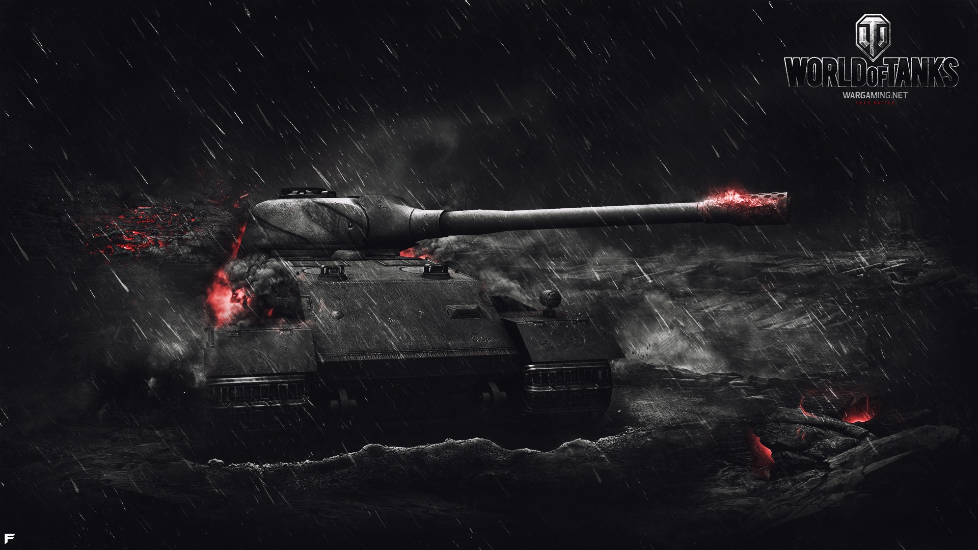 Скачать обои Игры, Германия, Арт, Games, World of Tanks, Wargaming.net, VK  72.01 (K), FuriousGFX, раздел игры в разрешении 1920x1080