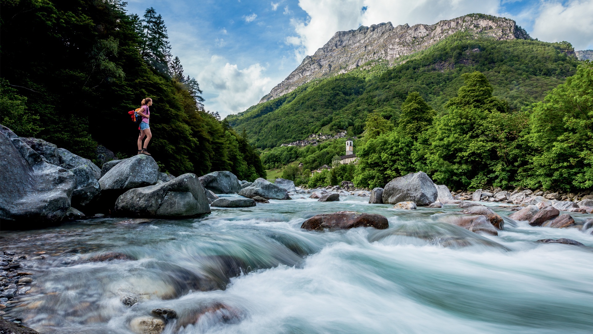 Valle Verzasca Швейцария