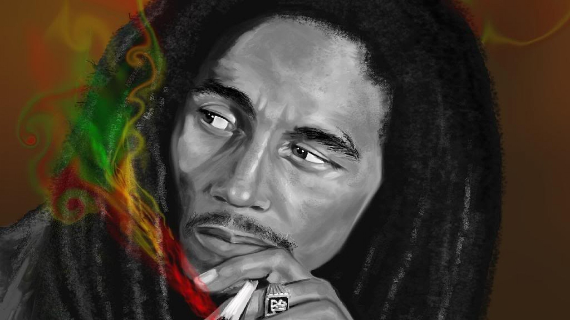 Обои Bob Marley, Reggae, The Legend, Rasta, Robert Nesta Marley на телефон  и рабочий стол, раздел музыка, разрешение 1920x1080 - скачать