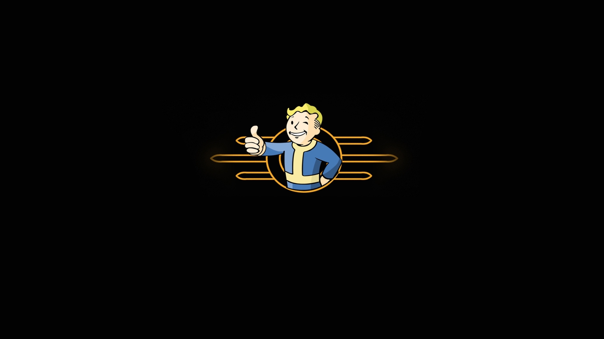 Скачать обои обои, игра, fallout 3, фэллаут 3, vault boy‎, убежище 101,  раздел игры в разрешении 1920x1080