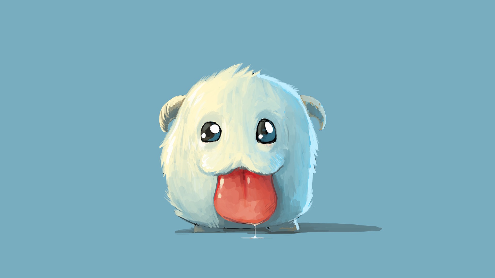 Скачать обои милашка, League of Legends, Poro, поро, раздел игры в  разрешении 1920x1080