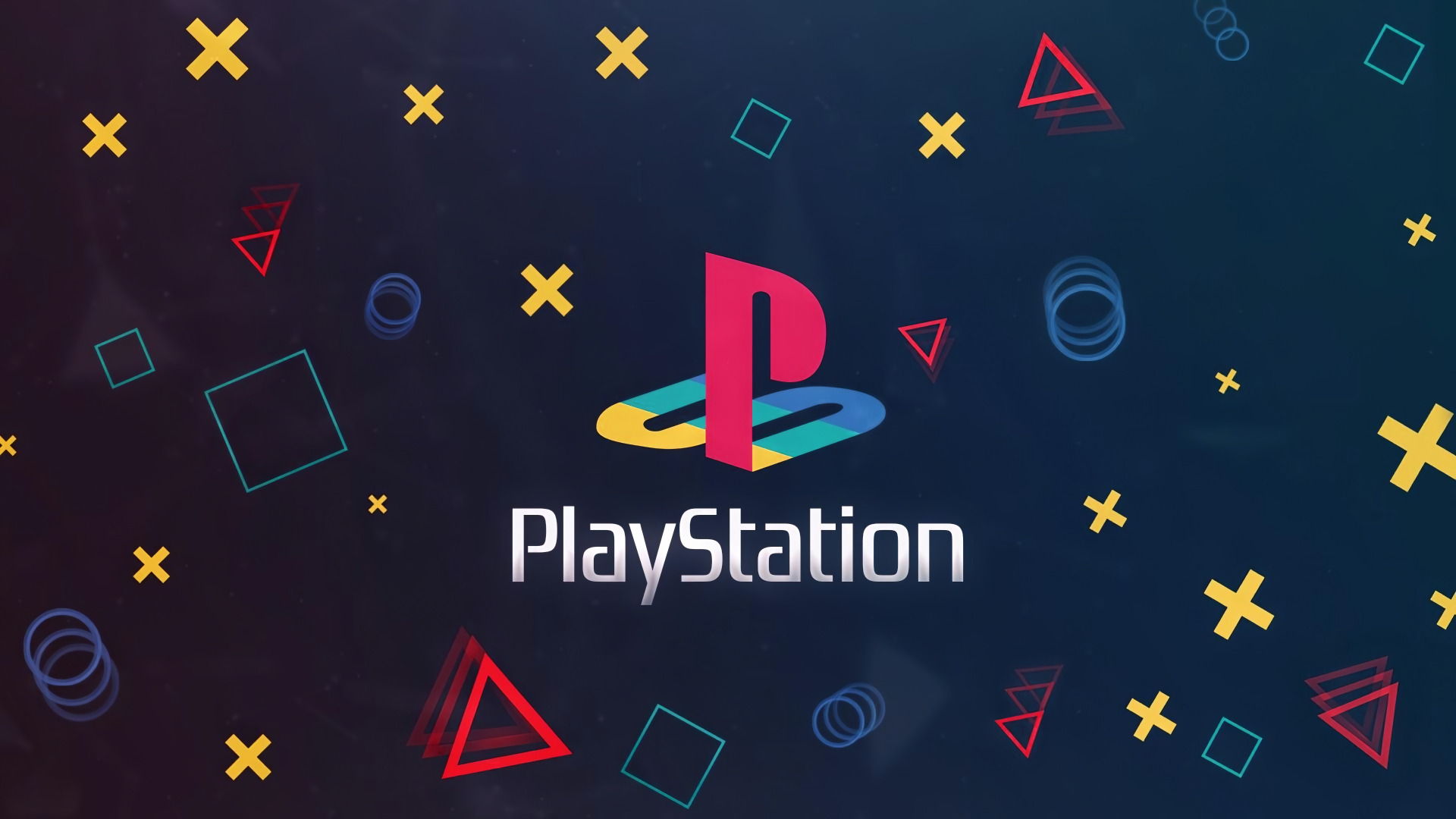 Скачать обои Playstation, нолики, крестики, раздел игры в разрешении  1920x1080